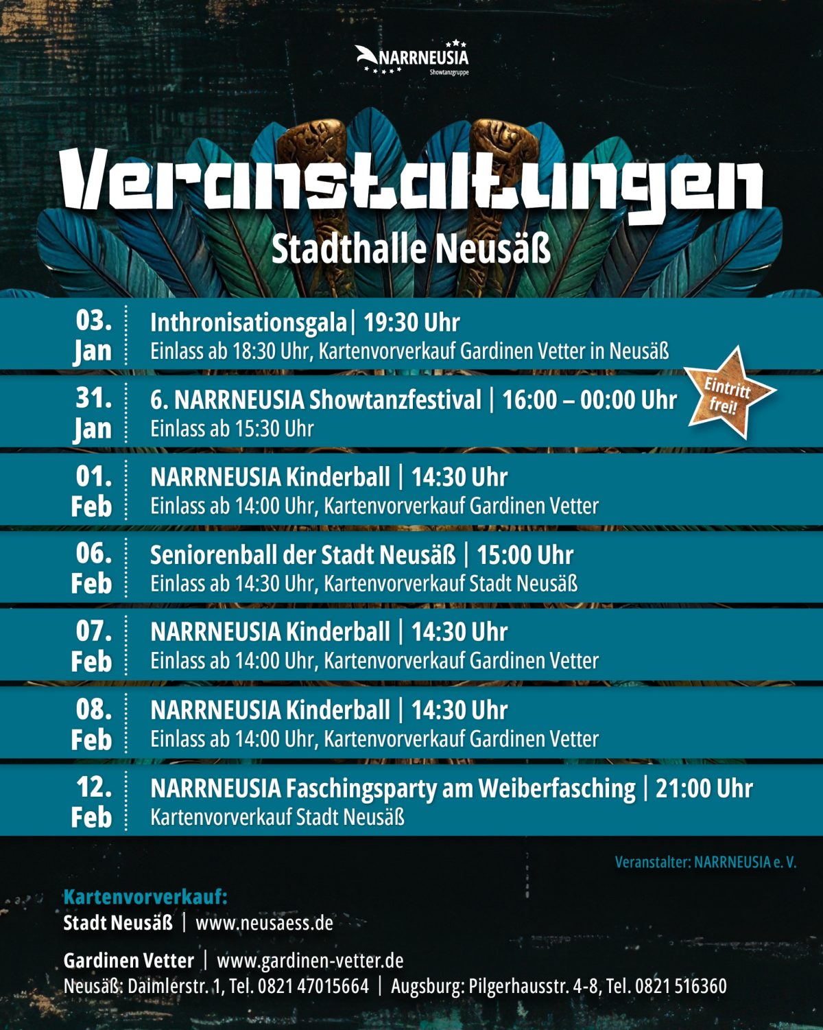 Veranstaltungen 2026